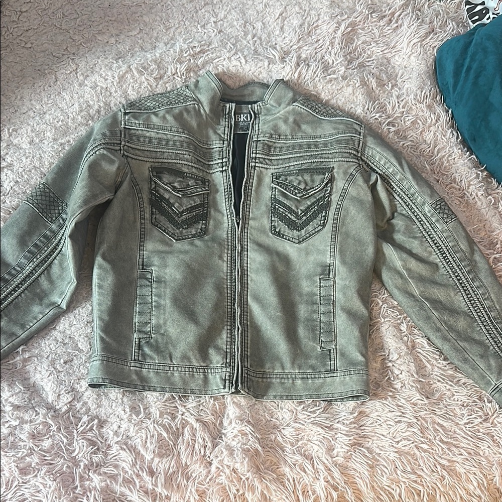 BSK Gray Denim Jacket